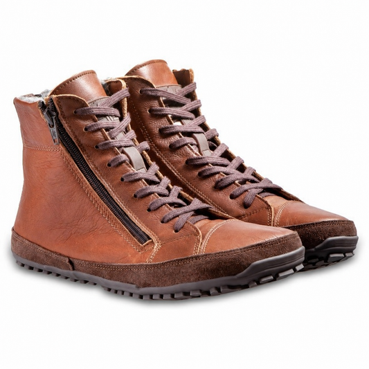 TerraFlex™ Buffalo Boots – Natural Leather & Barefoot Freedom