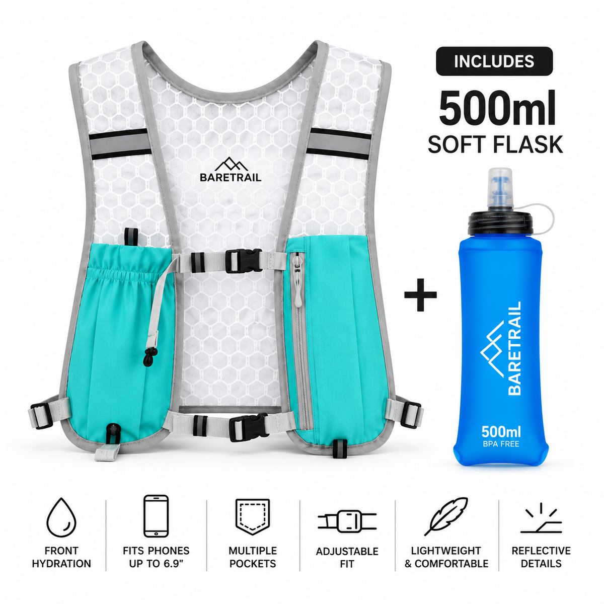 TrailFlow™ Lightweight Hydration Vest