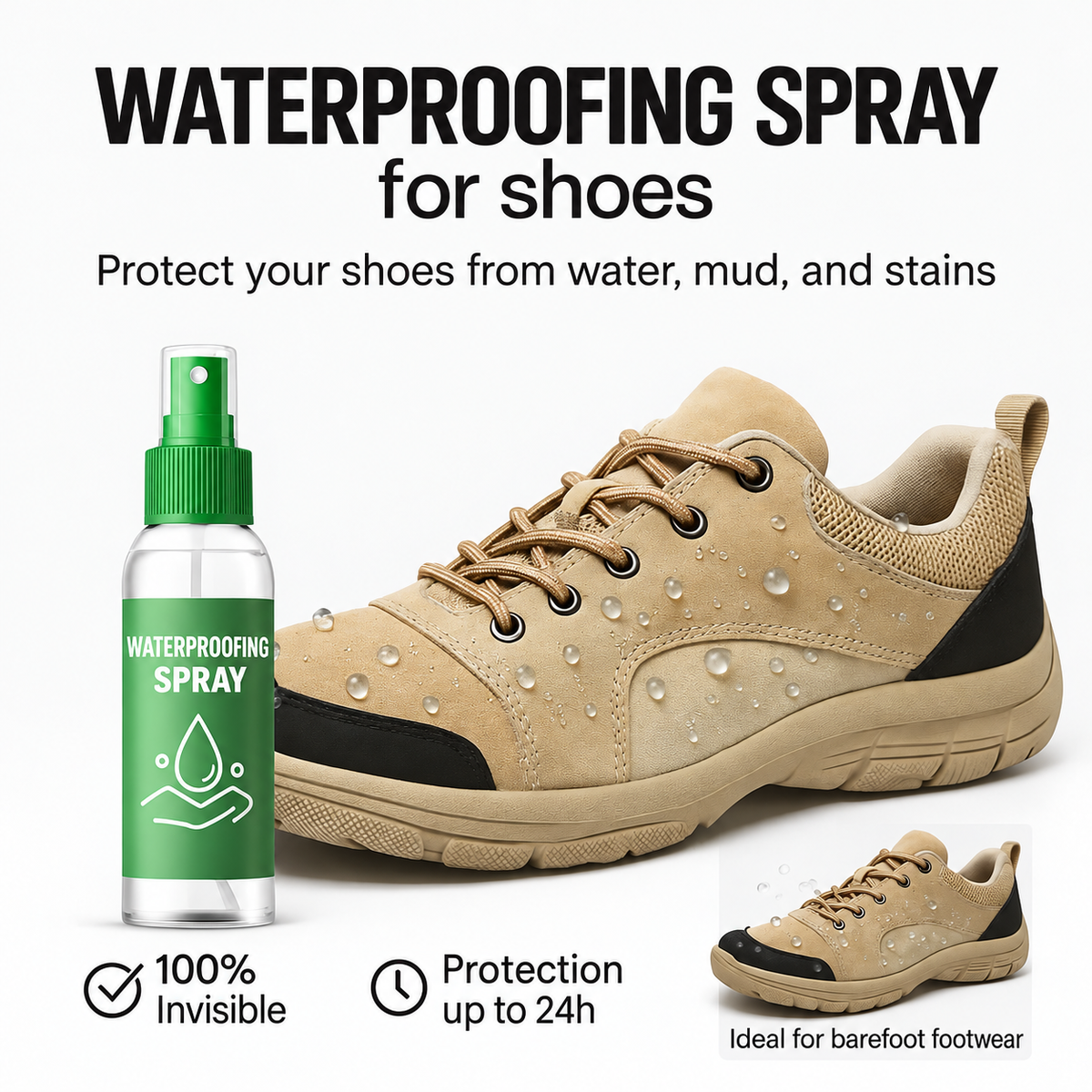 Waterproofing Shoe Spray – Ultimate Protection Against Water & Stains