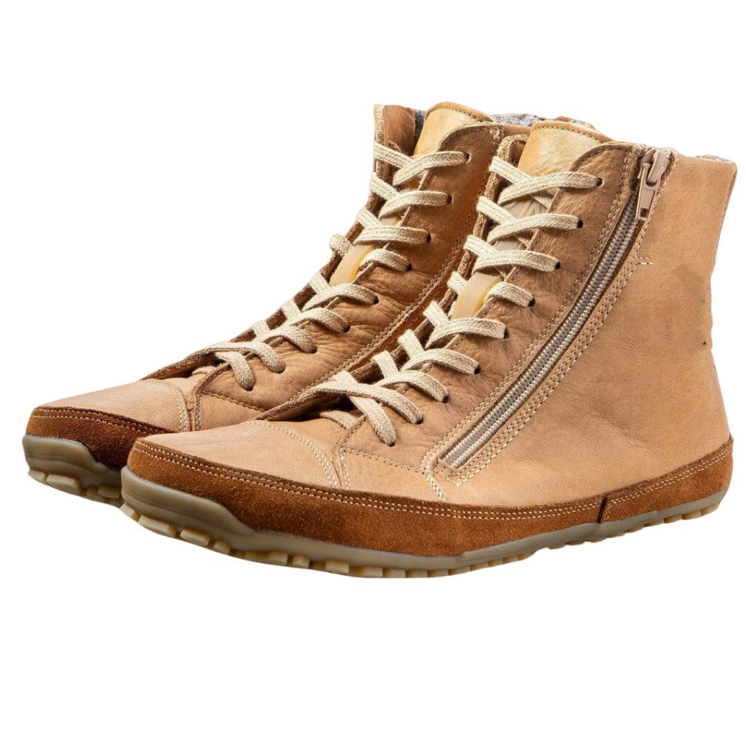 TerraFlex™ Buffalo Boots – Natural Leather & Barefoot Freedom