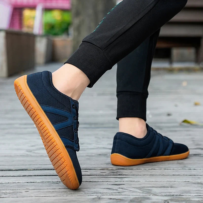 Active Minimalist Barefoot Sneakers – Thin Sole, Pain-Free Comfort