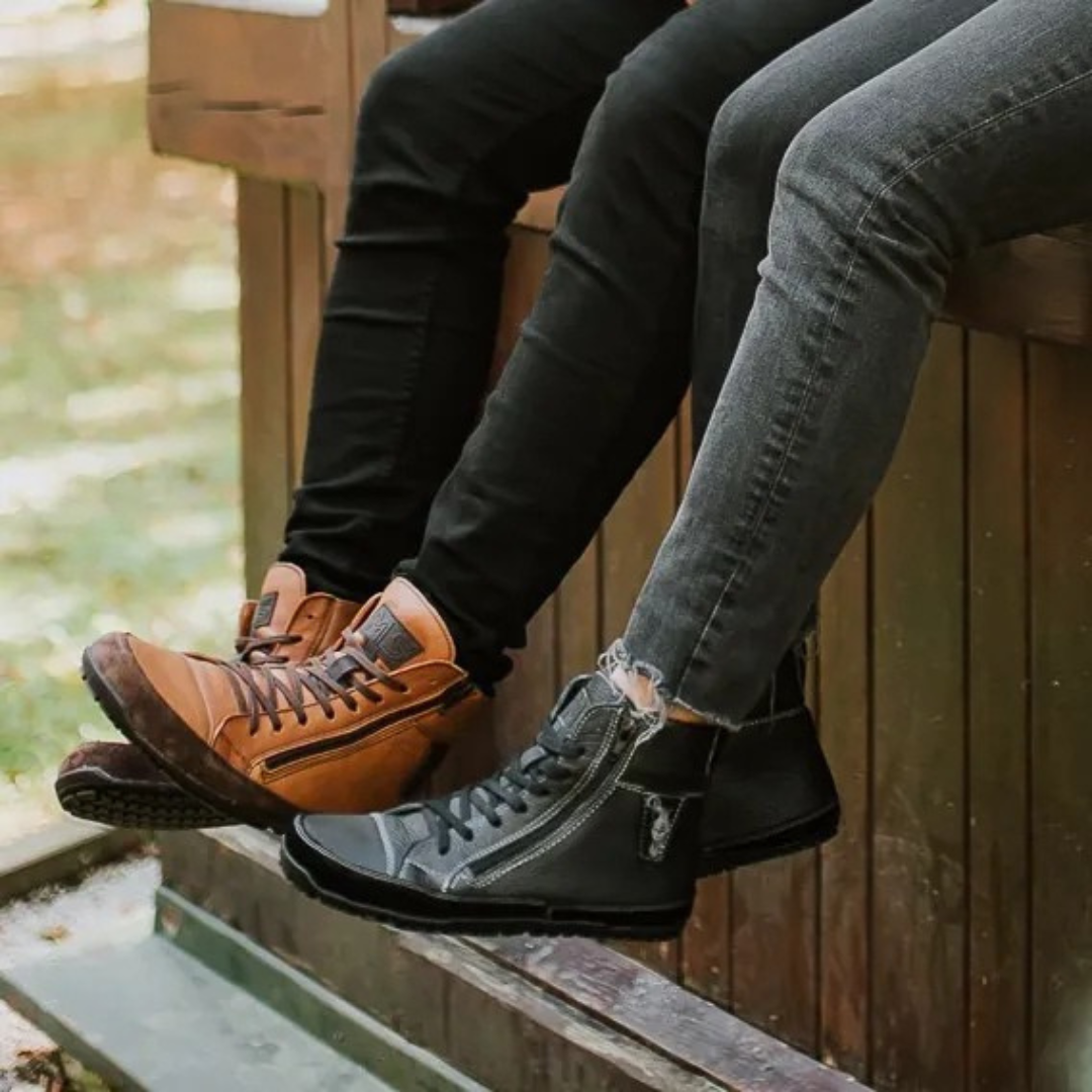 TerraFlex™ Buffalo Boots – Natural Leather & Barefoot Freedom