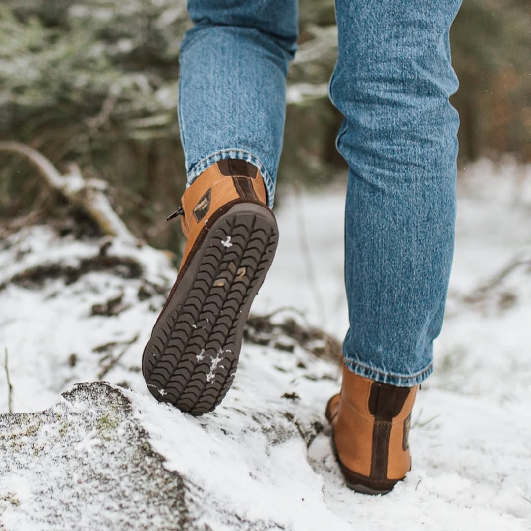 TerraFlex™ Buffalo Boots – Natural Leather & Barefoot Freedom
