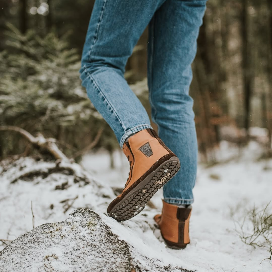TerraFlex™ Buffalo Boots – Natural Leather & Barefoot Freedom