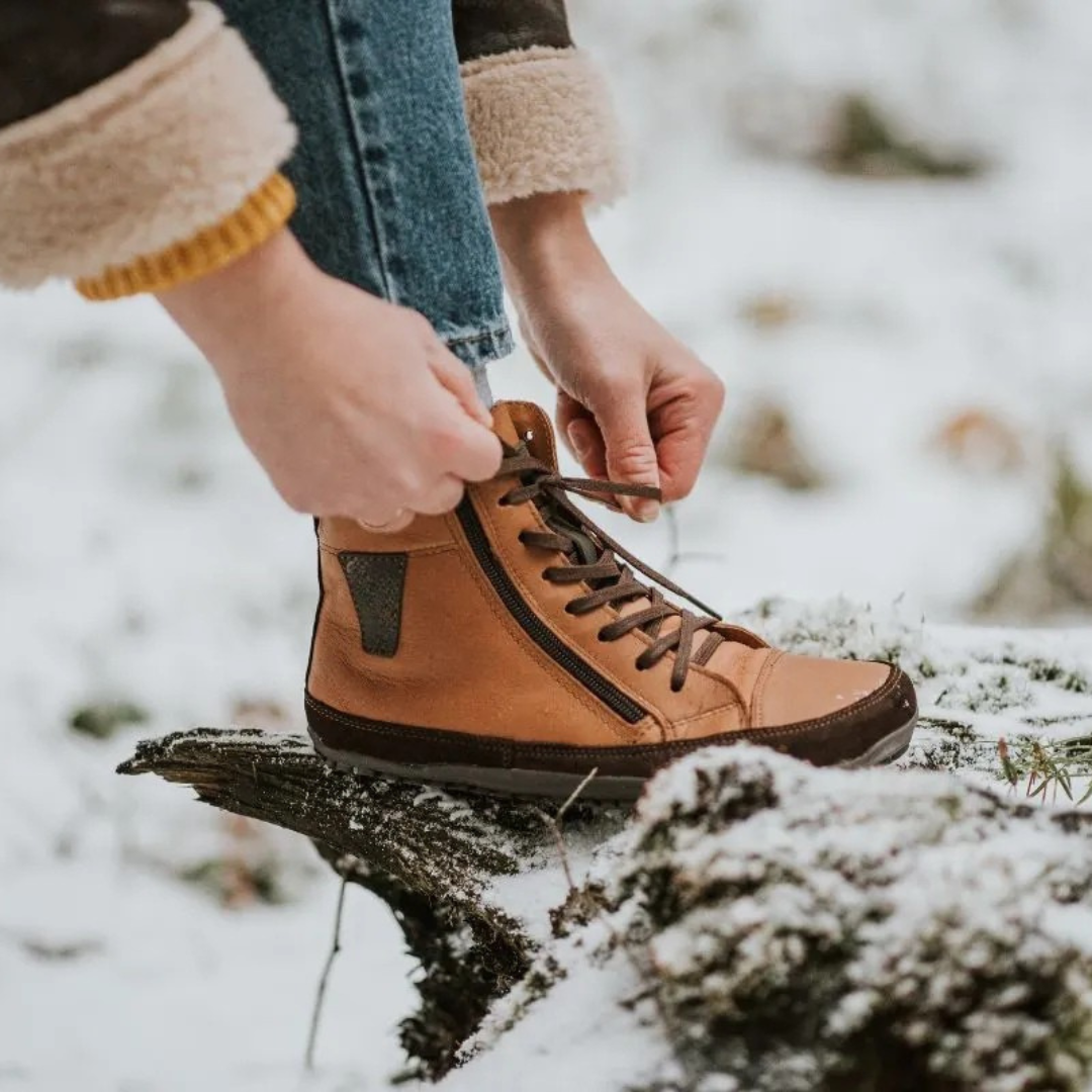 TerraFlex™ Buffalo Boots – Natural Leather & Barefoot Freedom
