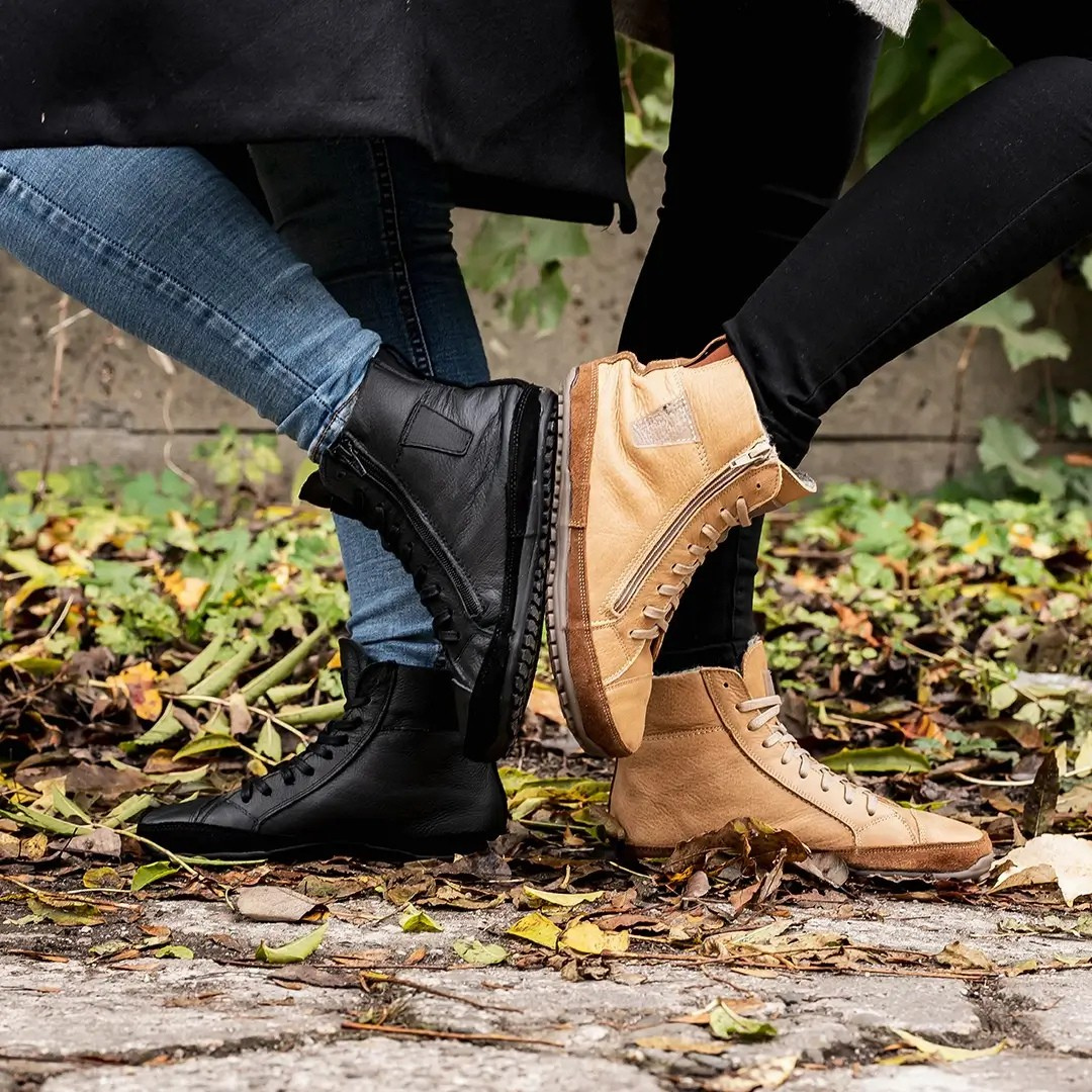 TerraFlex™ Buffalo Boots – Natural Leather & Barefoot Freedom